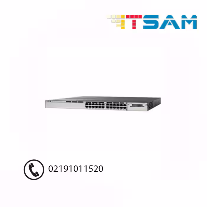 سوئیچ سیسکو مدل WS-C3750X-24P-S