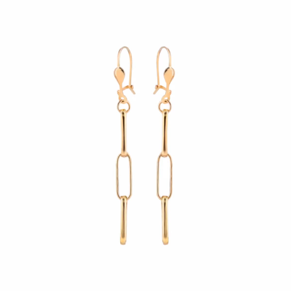 قیمت گوشواره طلای 18 عیار بان گالری مدل مینیمال مشخصات