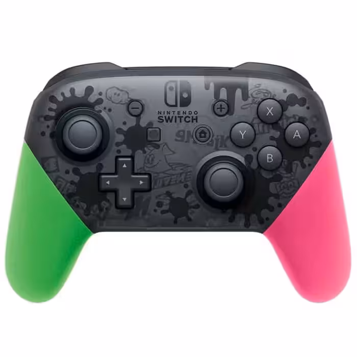 کنترلر بی سیم Nintendo Switch Pro High Copy – طرح Splatoon 2
