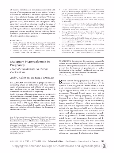 خرید و دانلود نسخه کامل کتاب Malignant hypercalcemia in pregnancy: effect of pamidronate on uterine contractions