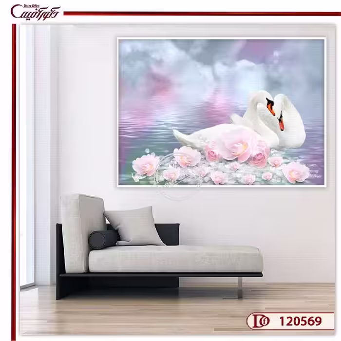 تابلو دو قو عاشق | عشق و هماهنگی | R120569