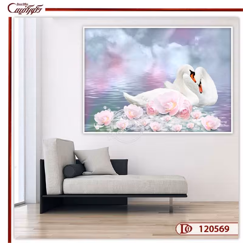 تابلو دو قو عاشق | عشق و هماهنگی | R120569