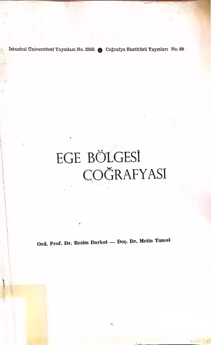 خرید و دانلود نسخه کامل کتاب Ege Bölgesi Coğrafyası