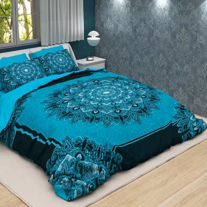 سرویس لحاف روتختی ترکسان کد D130 دو نفره 6 تکه