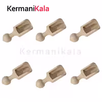 پیمانه ادویه چوبی 6 عددی توت