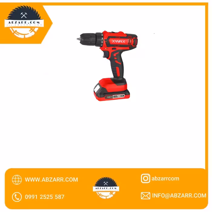 دریل شارژی زاماکس 18 ولت چکشی (( اقساط یک ساله ))