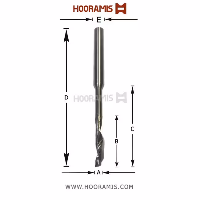 مته عمومی تک کاناله 8*80*54*14*8 از جنس HSS