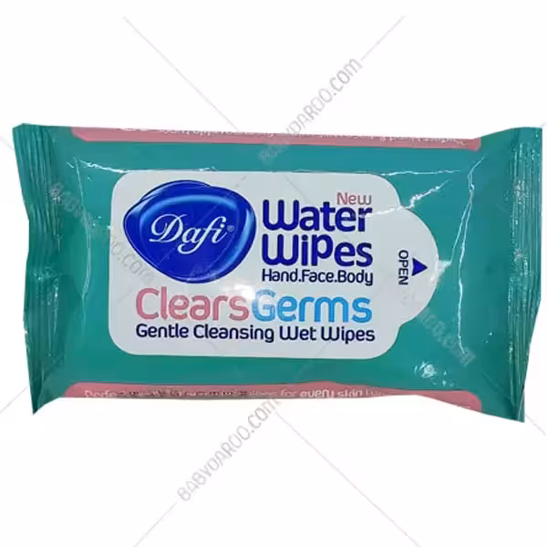 دستمال مرطوب پاک کننده دست و صورت دافی 12 عدد