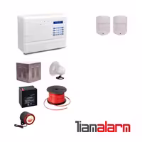 پکیج دزدگیر اماکن باسیم مدل فایروال سیم کارتی و تلفنی F10H62