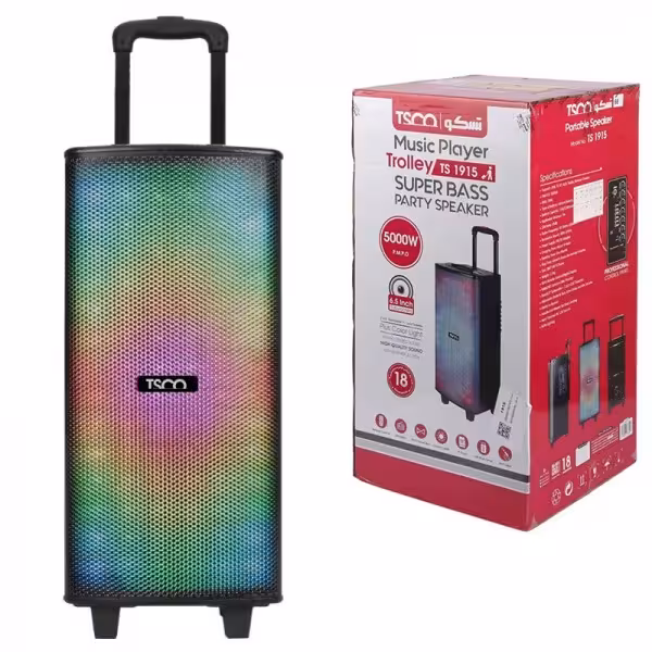 اسپیکر چمدانی پارتی باکس تسکو (TSCO) مدل TS 1915 کد:1559
