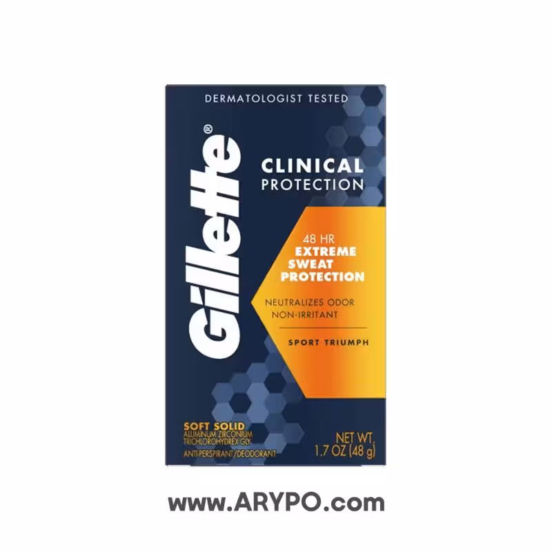 مام استیک صابونی کلینیکال ژیلت مدل Sport