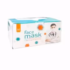 ماسک سه لایه جراحی فیس ماسک 50 عدد
