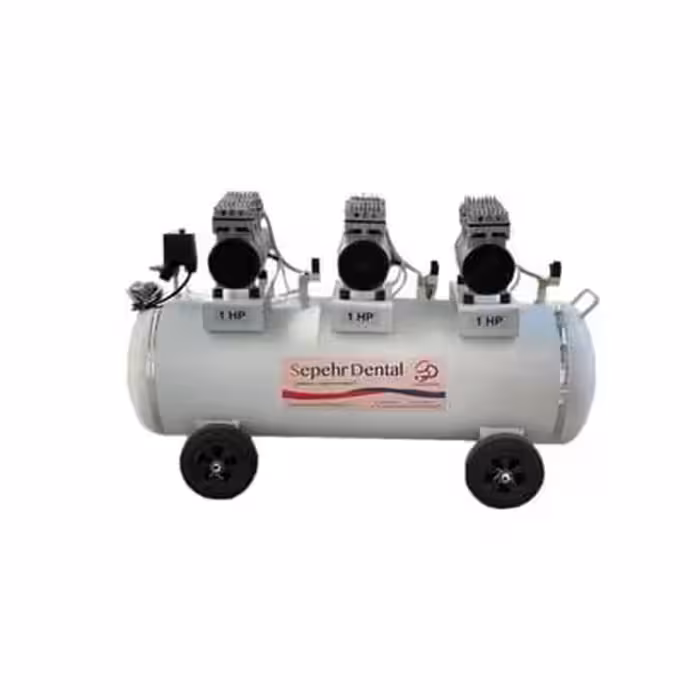 کمپرسور 150 لیتری 3 موتوره همراه با تابلو برق