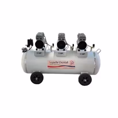 کمپرسور 150 لیتری 3 موتوره همراه با تابلو برق