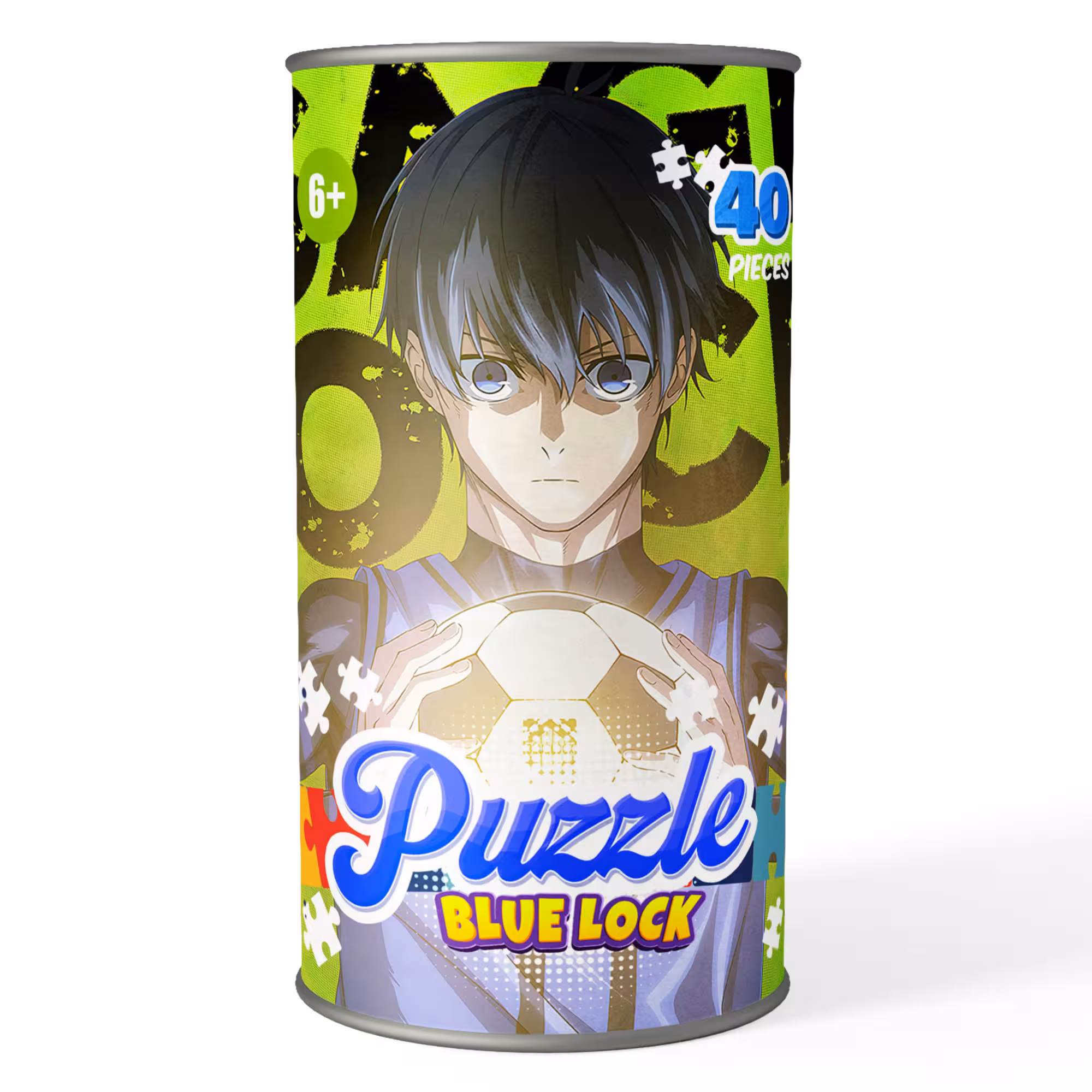 پازل 40 تکه کارتون قفل آبی