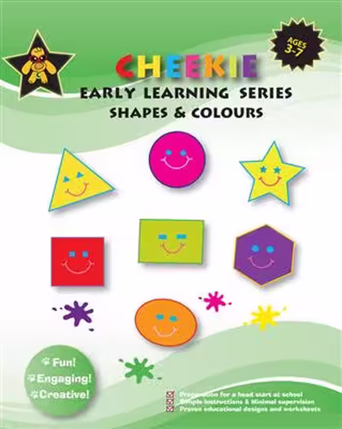 دانلود کتاب Cheekie Early Learning Series Shapes and Colours