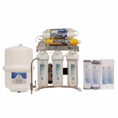 دستگاه تصفیه آب مدل X CHROME M900 به همراه پک 4 عددی فیلتر نشاط