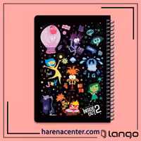 دفتر مدرسه طرح اینساید اوت 2 برند لانگو