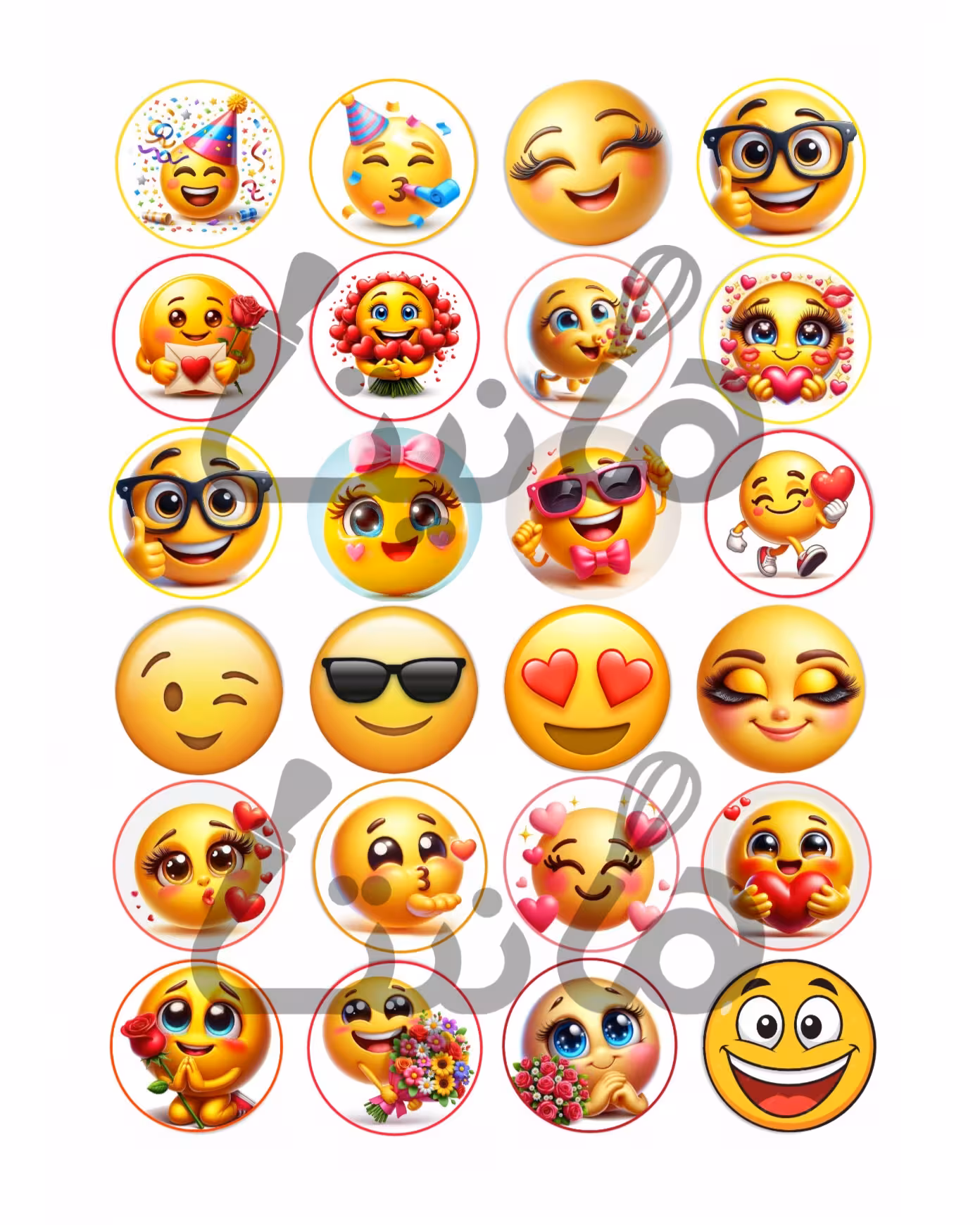 استیکر خوراکی ایموجی کد 113