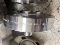 فلنج گلودار 1 اینچ اینکونل استنلس استیل RTJ رده 80 کلاس 900  R16 از جنس  UNS NO6625