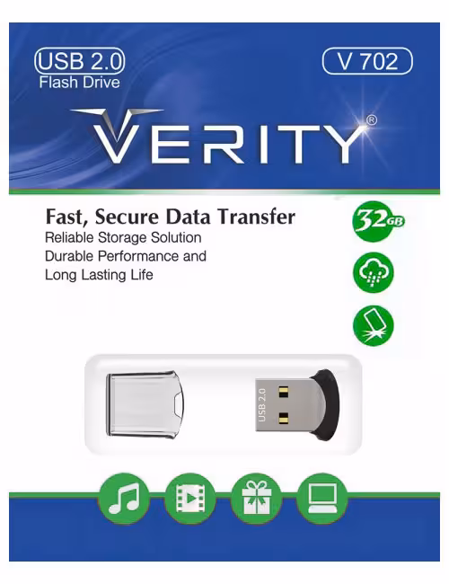فلش مموری وریتی مدل V702 ظرفیت 32 گیگابایت