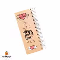 تودولیست 120 برگ طرح قلب ایمان (iman)