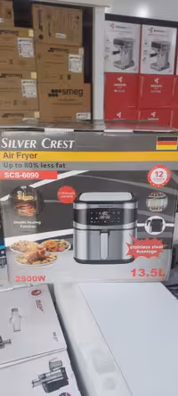 خرید سرخ کن دو المنت 13.5 لیتر سیلور کرست مدل 6090 | منوی رنگی و لمسی