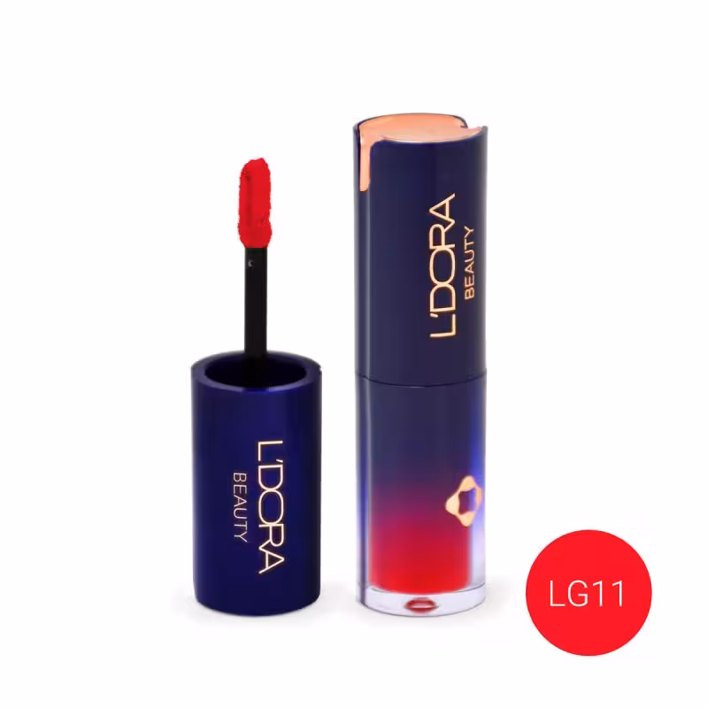 رژلب مایع نیمه‌مات کد LG11