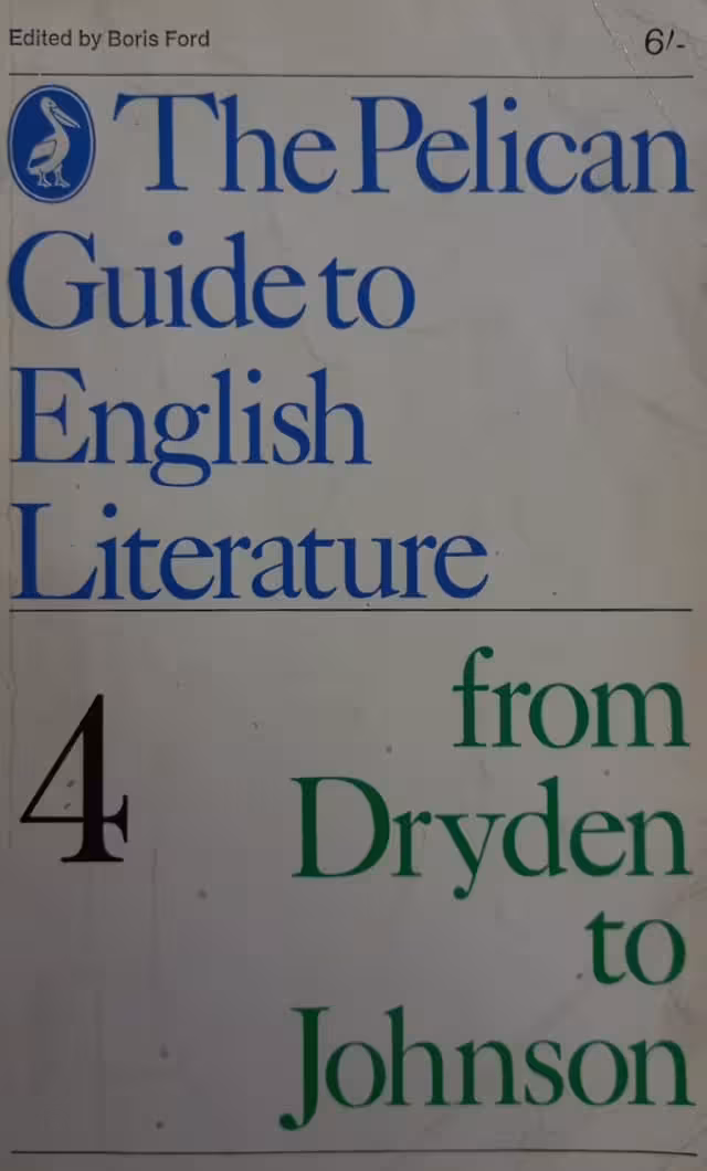 From Dryden to Johnson | Boris Ford