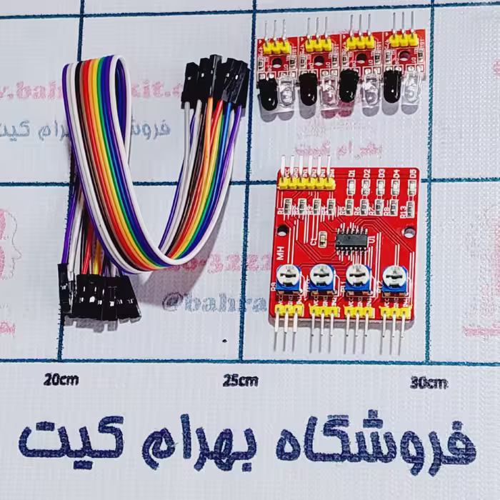 ماژول سنسور مادون قرمز 4 کانال تشخیص مانع