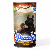 پازل 40 تکه کارتون چگونه اژدهای خود را تربیت کنیم