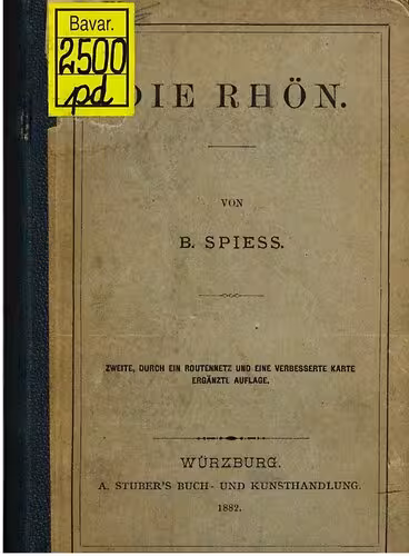 خرید و دانلود نسخه کامل کتاب Die Rhön
