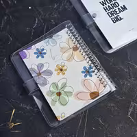 كلاسور شفاف سايز A5 طرح گل