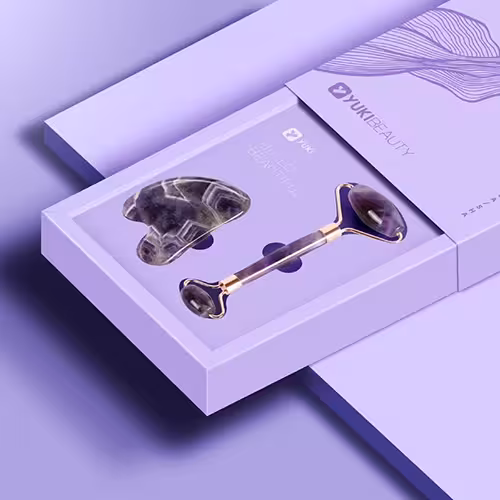 جیدرولر و سنگ گواشا بنفش