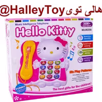 اسباب بازی تلفن موزیکال هلو کیتی اصلی سفارش اروپافروشگاه هالی توی