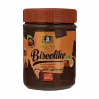 کرم بیسکویت کاکائویی فندقی شیررضا 450 گرمی