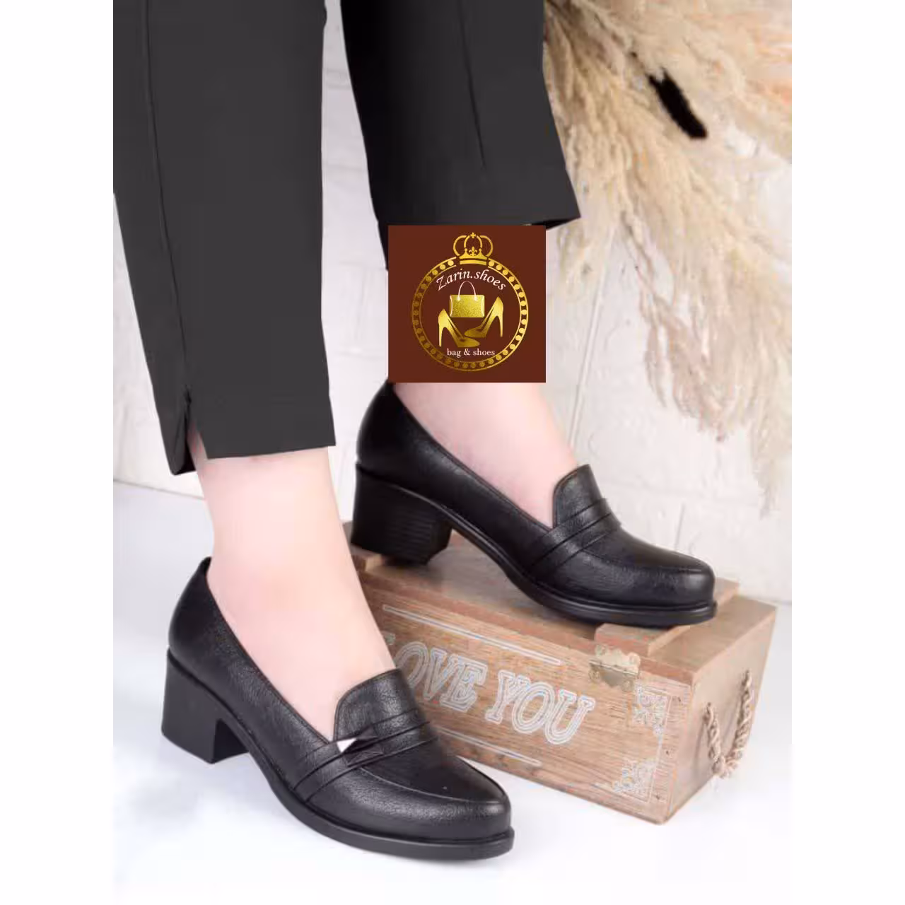 کفش پاشنه دار  کارمندی و مجلسی زنانه کد A 60