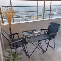 میز و صندلی مسافرتی تاشو ( ست دو نفره )