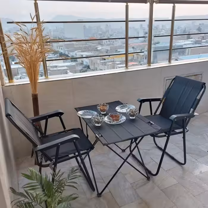 میز و صندلی مسافرتی تاشو ( ست دو نفره )