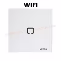 کلید لمسی یک پل ویرا سفید مدل هوشمند T4 WIFI
