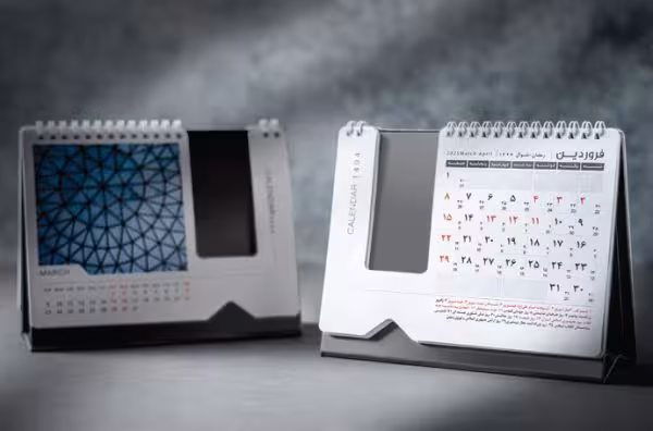 تقویم رومیزی پایه سخت– کد SP-778-3185