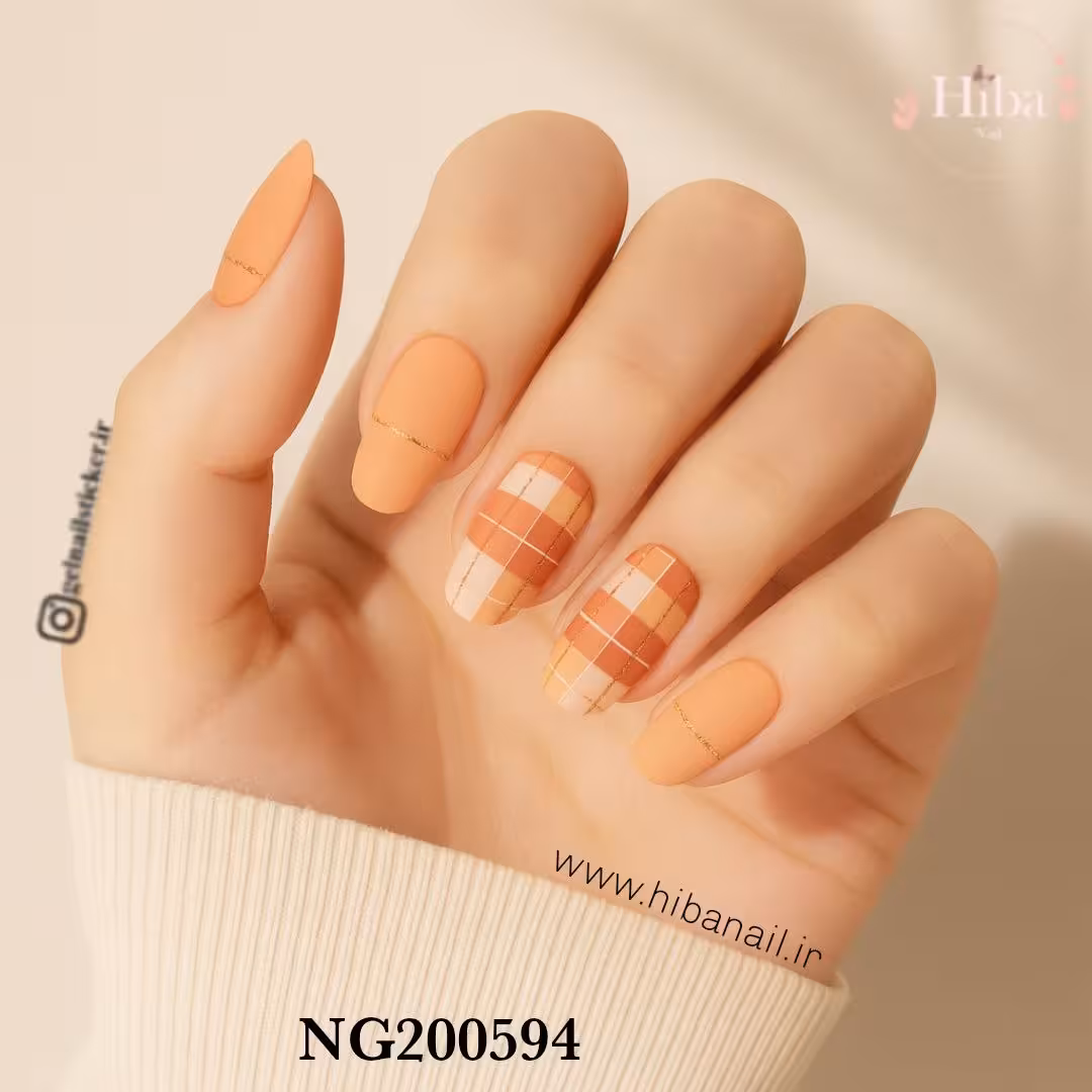 استیکر ژله ای کاشت ناخن (نیل رپ)_کد NG200594