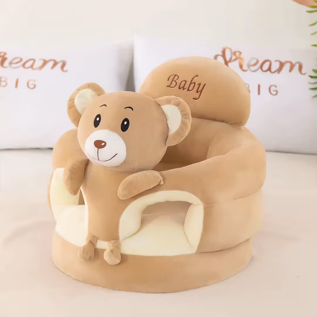 صندلی کمک نشستن طرح خرس قهوه‌ای