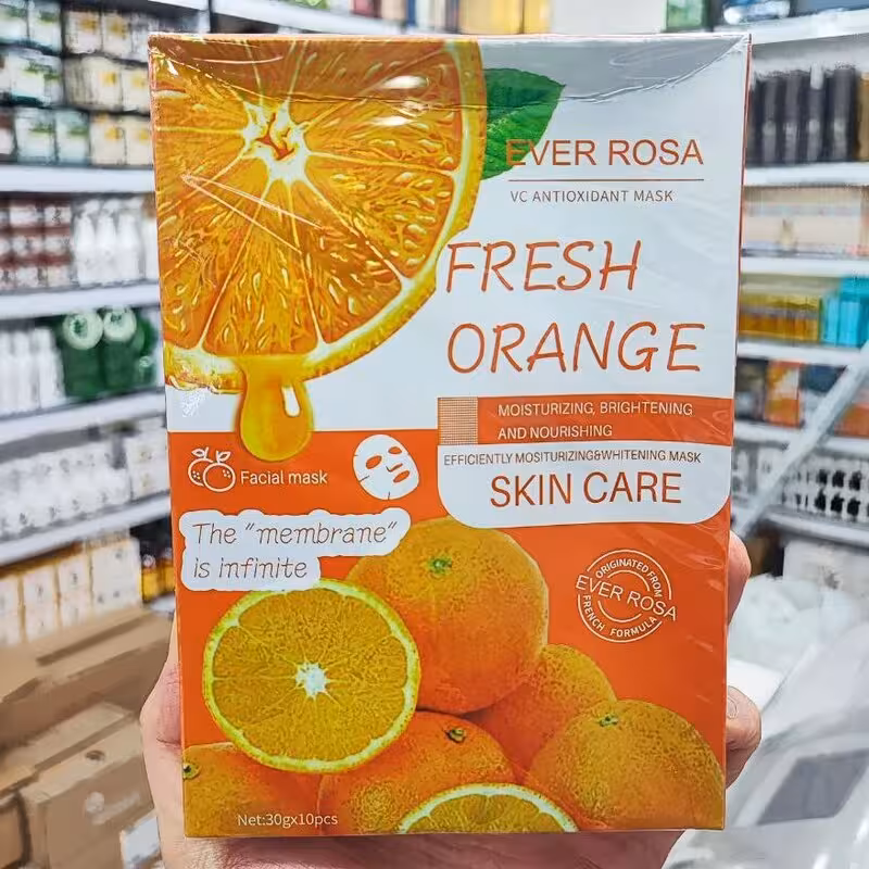 ماسک ورقه ای پرتقال خونی برند EVER ROSA