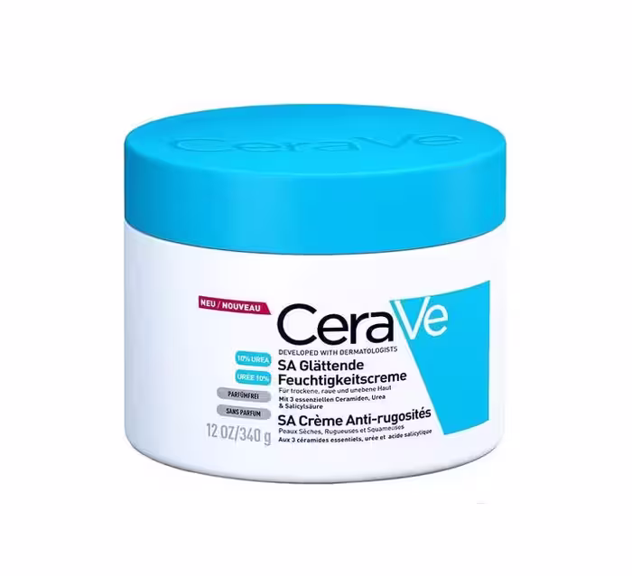 کرم مرطوب کننده صورت و بدن سراوی CeraVe مدل urea 10% حجم 340 گرم