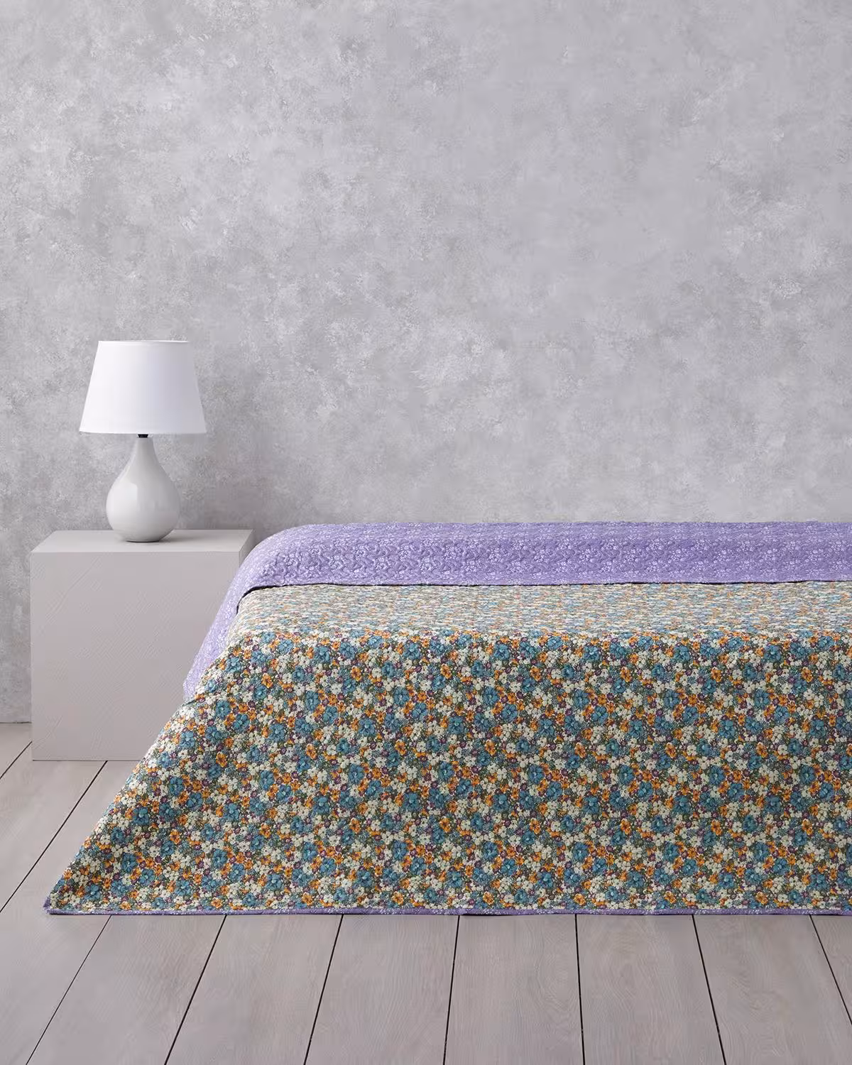 روتختی انگلیش هوم طرح Fiore Viola سایز کینگ 1 تکه