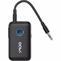 فرستنده و گیرنده بلوتوث 5.3 آداپتور صوتی برای تلویزیون هواپیما هدست بلوتوث بلندگو AptX تطبیقی ​​دو لینک yMOO Bluetooth 5.3 Audio Adapter for TV/Airplane/Bluetooth