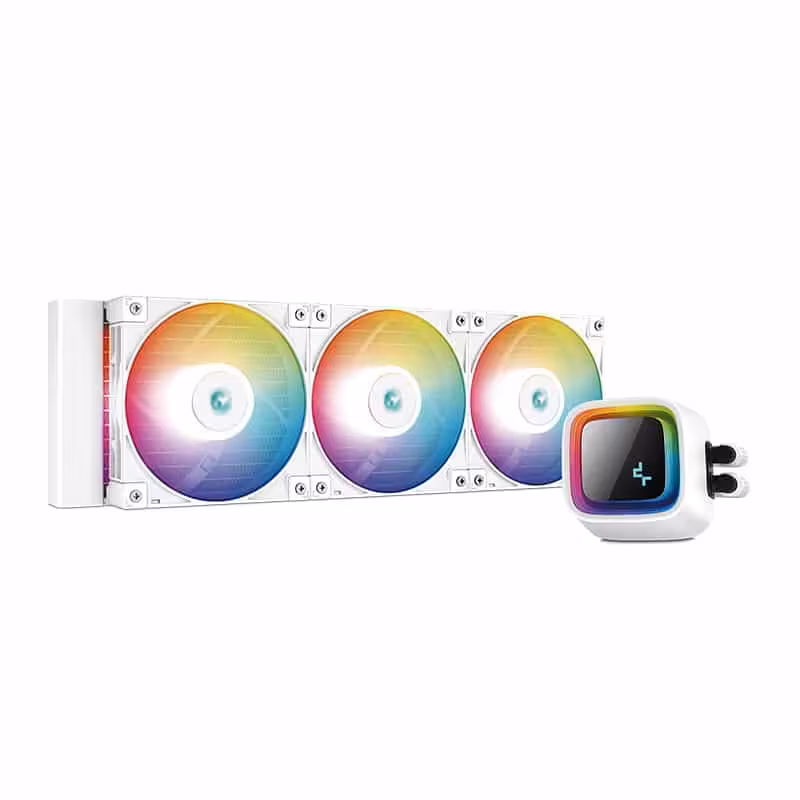 خنک کننده مایع پردازنده دیپ کول مدل DEEPCOOL LS720 360mm White