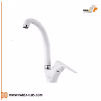 شیر ظرفشویی دوان مدل دیک سفید کروم