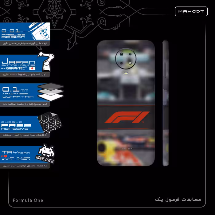 برچسب پوششی ماهوت مدل Formula-One-FullSkin مناسب برای گوشی موبایل نوکیا G20